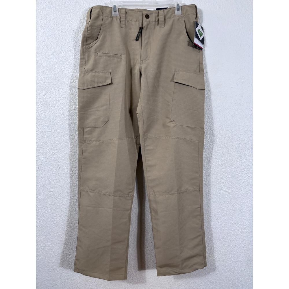 Propper‎ Edgetec Tactical Pant Size 14L Khaki Ripstop Cargo Teflon F59055P25014L